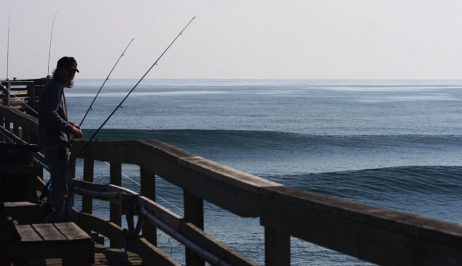 Who could possibly think about fishing with a set like that out the back?  Photo: Mickey McCarthy.